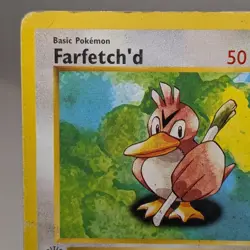 Farfetch'd 27/102 Base Set 1st Edition, 1999 WOTC Vintage Pokemon MP-HP - Image 4