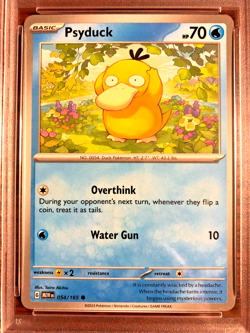 Psyduck Regular Common #054 - PSA NM-MT 8 - Scarlet & Violet 151 - Pokemon TCG - Image 2