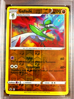 Gallade Reverse Holo #081 - PSA NM-MT 8 - 2021 SWSH Chilling Reign - Pokemon TCG - Image 2