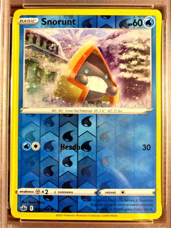 Snorunt Reverse Holo #035 - PSA EX-MT 6 - 2021 SWSH Chilling Reign - Pokemon TCG - Image 2