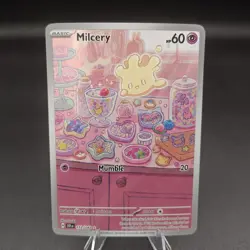 Milcery 152/142 Pokemon Stellar Crown Illustration Rare Full Art Holo Near Mint - Image 1