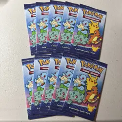 2021 Pokemon McDonald’s 25th Anniversary Sealed Pack Lot 10x New - Image 1