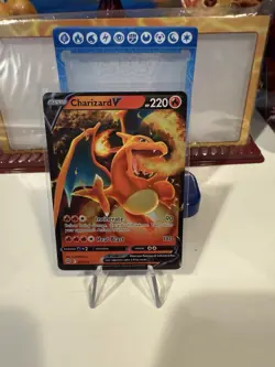 Pokemon TCG - Charizard V - 017/172 - Holo Ultra Rare - Brilliant Stars - NM/M - Image 1
