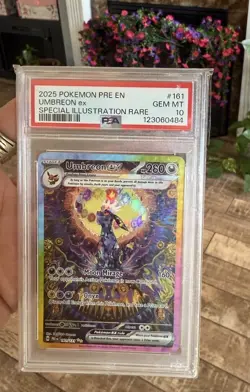 PSA 10 BEAUTIFUL UMBREON EX 161/131 - PRISMATIC EVOLUTIONS |Pokemon TCG - Image 1