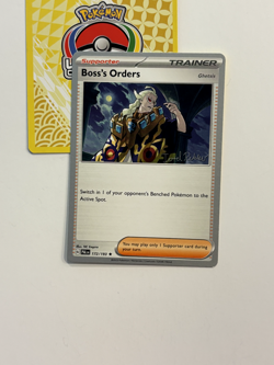 Boss's Orders Ghetsis 172/193 Pokemon World Championships Variant Paldea Fates A - Image 1