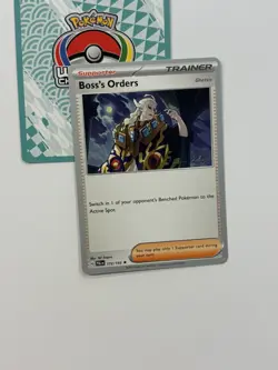Boss's Orders Ghetsis 172/193 Pokemon World Championships Variant Paldea Fates G - Image 1
