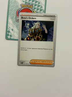 Boss's Orders Ghetsis 172/193 Pokemon World Championships Variant Paldea Fates A - Image 1