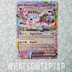 Pokemon Tcg Sylveon Ex 041/131 Ultra Rare Scarlet Violet Prismatic Evolutions LP - Image 1