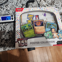 Pokemon TCG: Scarlet & Violet 151 Poster Collection Box - 3 Packs NEW SEALED 820650853166 - Image 3