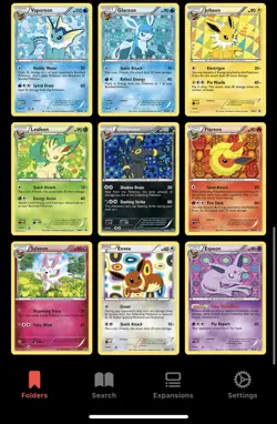 Pokemon TCG Eeveelution Black & White Promo Full Set BW87 - BW94 + Holo Sylveon - Image 1