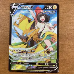 Zeraora V Trainer Gallery Holo 2022 Pokemon Silver Tempest TG16/TG30 - Image 1