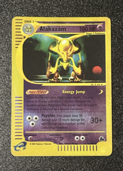 LP ⭐ ALAKAZAM #2 REVERSE HOLO - 2003 POKEMON SKYRIDGE ENGLISH WOTC UNGRADED - Image 1