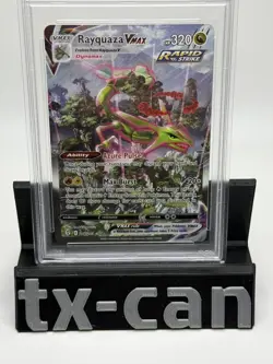 Pokemon TCG: Rayquaza VMAX 218/203 Alt Art Evolving Skies GEM MINT PSA 10 - Image 3