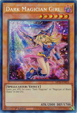 YUGIOH DARK MAGICIAN GIRL SECRET RARE 1ST EDITION NEAR MINT MP24-EN053 - Image 1