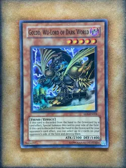 Yugioh Goldd, Wu-Lord of Dark World EEN-EN024 Super Rare LP - Image 1