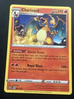 Charizard #001/015 McDonald's Promos 2024 Pokemon Card 2024 Near Mint NM - Image 2