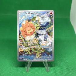 Pokemon Castform Sunny Form Full Art Holo Illustration Rare 195/191 Card - Image 1