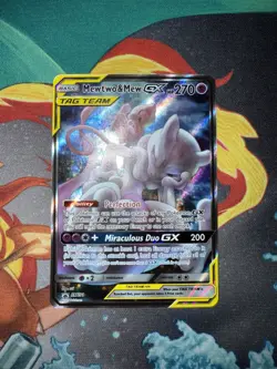 Pokemon Mewtwo & Mew GX TAG TEAM Promo SM191 Holo Card The Pokemon Company - Image 1