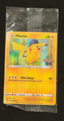 Pokemon Go TCG Pikachu Holo Rare Card 028/078 Mint Sealed - Image 1