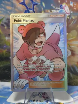 Poke Maniac - 236/236 - Pokemon Unified Minds Sun & Moon Full Art Card NM - Image 1