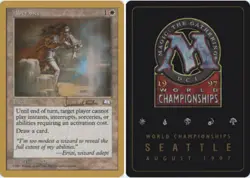 Abeyance - Janosch Kuhn - 1997 ~ Moderately Played World Championship B MTG Magi - Image 1