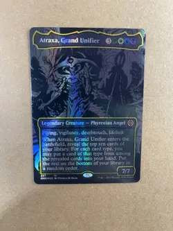 Magic The Gathering Atraxa Grand Unifier Oil Slick Raised Foil 357 NM/M Legendar - Image 1