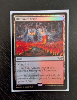 BLAZEMIRE VERGE Foil Rare Duskmourn Near Mint Magic: The Gathering - Image 1