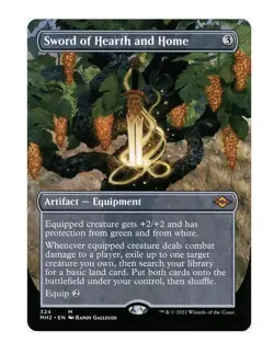 NM BORDERLESS - Sword of Hearth and Home Modern Horizons 2 Regular - Free Ship - Image 1