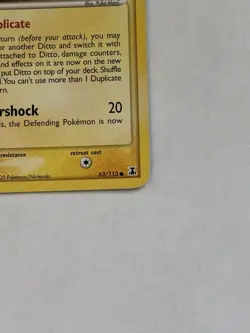 2005 Pokemon EX Delta Species Ditto (Pikachu) 63/113 Vintage Rare TCG 🔥 - Image 2