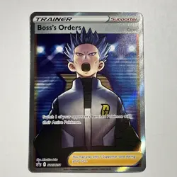 Boss's Orders SWSH251 Black Star Promo Full Art Trainer Holo Pokemon TCG NM - Image 1