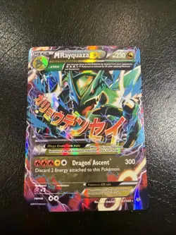 #2 M Rayquaza EX 61/108 XY Roaring Skies 2015 Holo Rare Pokemon Card TCG HP - Image 3
