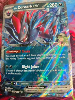 N's Zoroark ex 98 /159 JTG Journey Together Pokemon NM EN - Image 1
