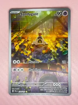 Pokemon TCG: Sandygast 214/193 Sv02: Paldea Evolved Holo [GREAT Condition] - Image 1