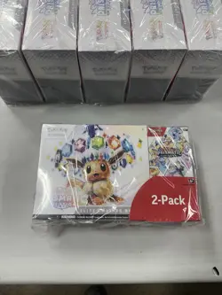 Qty. 1 Pokemon Prismatic Evolutions ETB & Booster Bundle - Costco - NEW & SEALED - Image 1