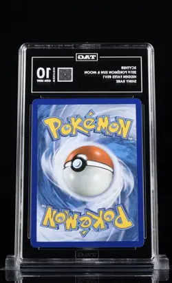 2019 Pokemon Sun & Moon Hidden Fates SCYTHER #SV1 Shiny Rare TAG 10 Highest Gem - Image 3