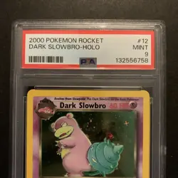 Pokemon TCG: Dark Slowbro 12/82 Team Rocket WoTC Holo Rare PSA 9 MINT - Image 2
