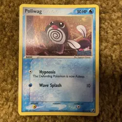 Poliwag 67/115 Unseen Forces Stamped Reverse Holo Pokemon - Image 1
