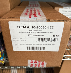Pokemon TCG Mega Evolution 3 PACK BLISTER CASE Factory Sealed 24 ct - Image 1
