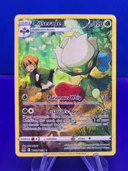 Pokemon Lost Origin Roserade TG02/TG30 Illustration Rare NM - Image 1