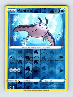 Mantine - Fusion Strike 061/264 - Reverse Holo - Common - NM - Pokemon TCG - Image 1
