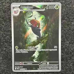 2025 Pokemon SV White Flare WHT EN Accelgor Illustration Rare #094/086 Near Mint - Image 1