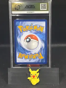 Vaporeon Cosmos Holo 2025 Pokemon SV Promo Black Star #168 AGS 10 Gem Mint - Image 2