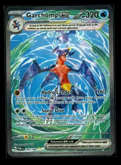 Garchomp ex 245/182 SV04: Paradox Rift Holo Pokemon TCG SIR NM - Image 1