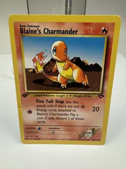 Blaine's Charmander [1st Edition] #60 - Pokemon Gym Challenge - Image 1