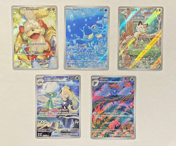 Pokemon Illustration Rare Lot Cynthias Roserade Horsea Gloom Meowth Growlithe NM - Image 1