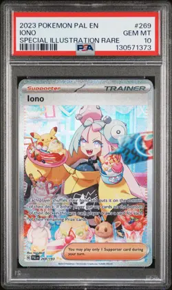 2023 POKEMON PAL EN-PALDEA EVOLVED SPECIAL ILLUSTRATION RARE #269 IONO PSA 10 - Image 1