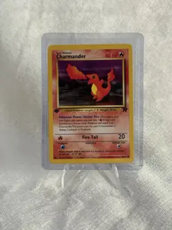 Pokemon TCG Team Rocket 1st Edition Charmander 50/82 LP-MP - Image 1