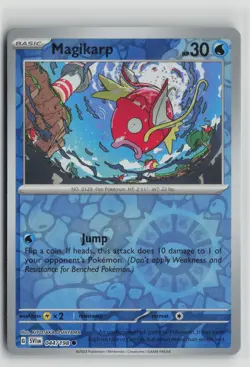 Pokemon TCG Scarlet & Violet Base Set Magikarp x1 NM Reverse Holo 044 - Image 1
