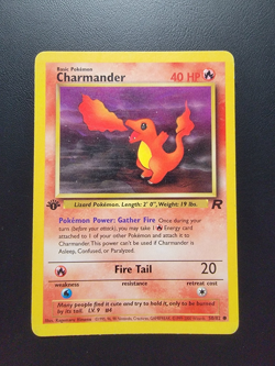 Charmander 50/82 Team Rocket Regular pokemon 1st edition - Image 1