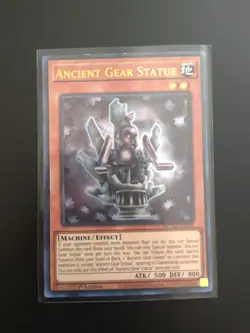Ancient Gear Statue Ultra Rare 1st Edition MZTM-EN045 Maze of The Master LP - Image 1